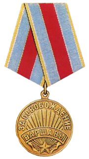 39 Medal ZA OSVOBOGDENIE VARSHAVY